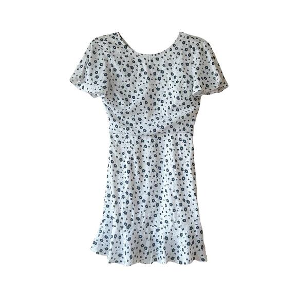 Princess Polly Nate Open Back Floral Mini Dress Sz 4 - Picture 4 of 10